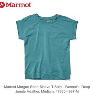 Marmot Morgan T shirt- Women’s Large-Deep Jungle Heather